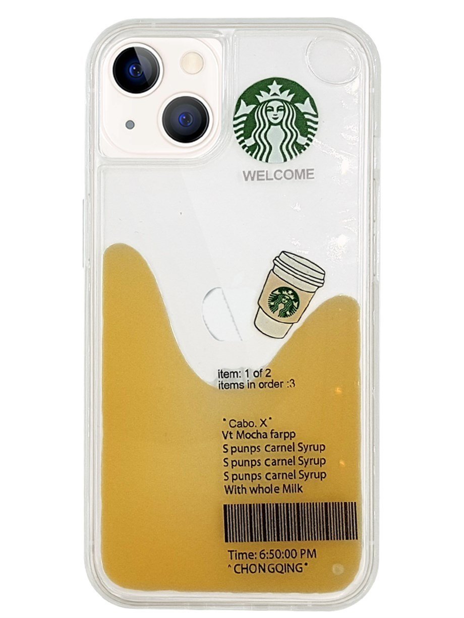 Iphone 13 Sulu Starbucks Latteli Kılıf