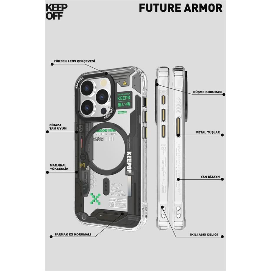Iphone 15 Pro Keep Off Future Armol Magsafe Kapak