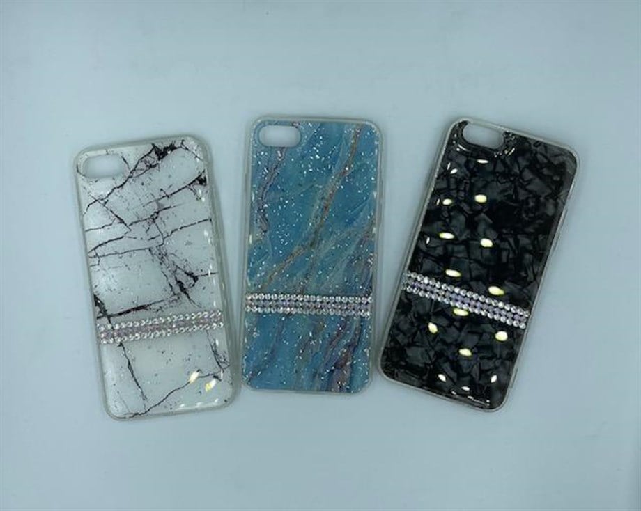 İphone 7 şerit taşlı kılıf