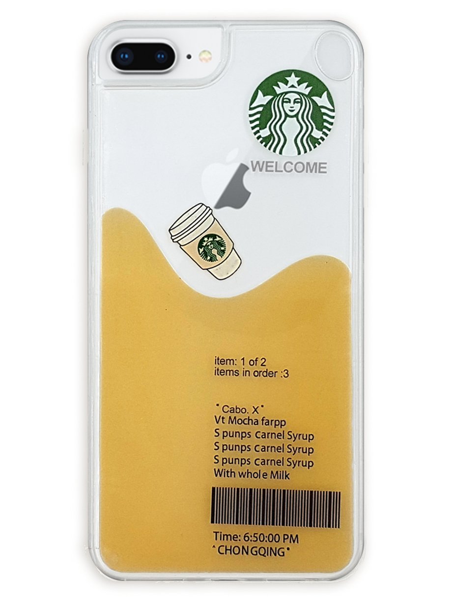 Iphone 8 Plus Sulu Starbucks Latteli Kılıf