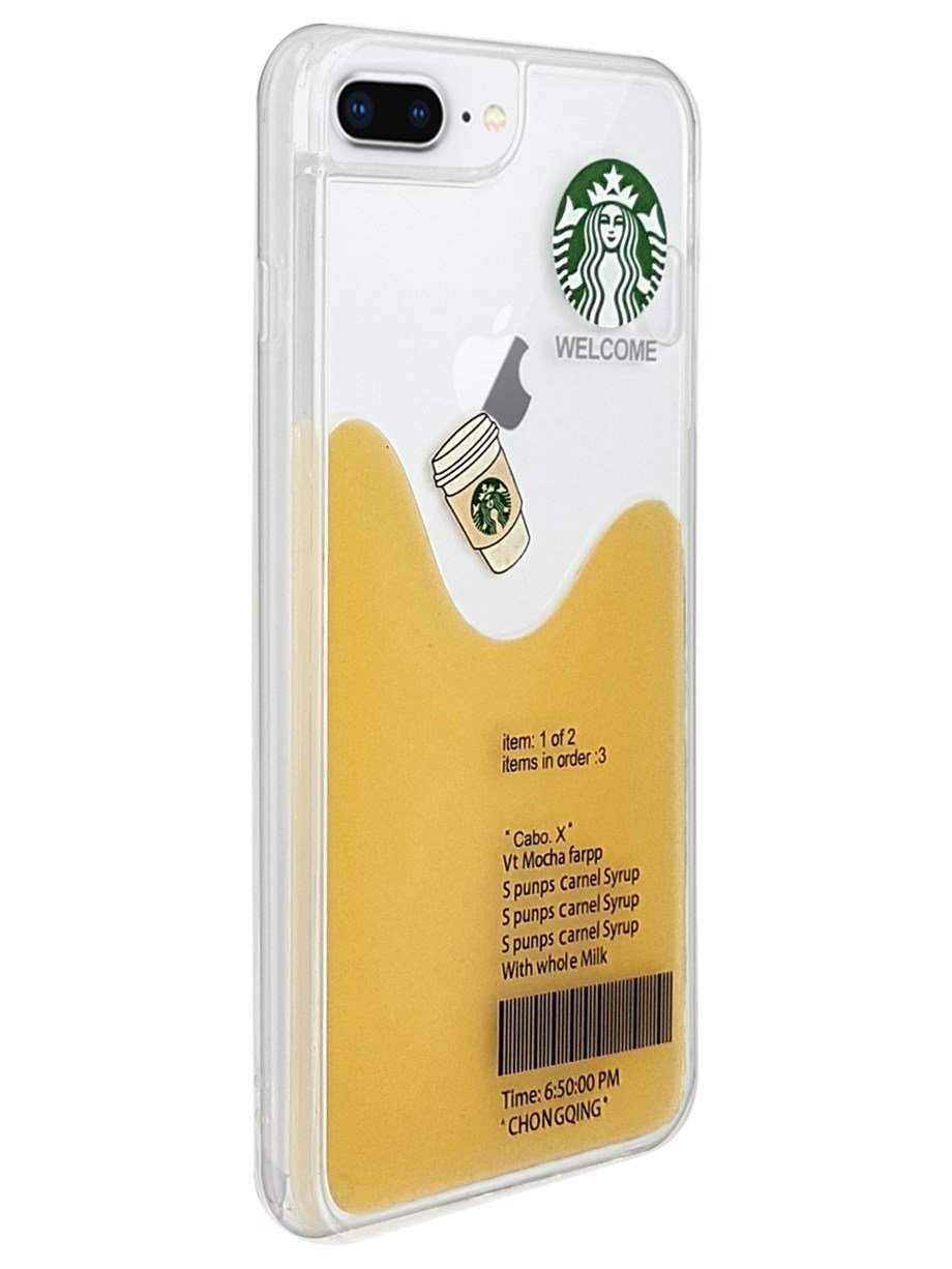 Iphone 8 Plus Sulu Starbucks Latteli Kılıf