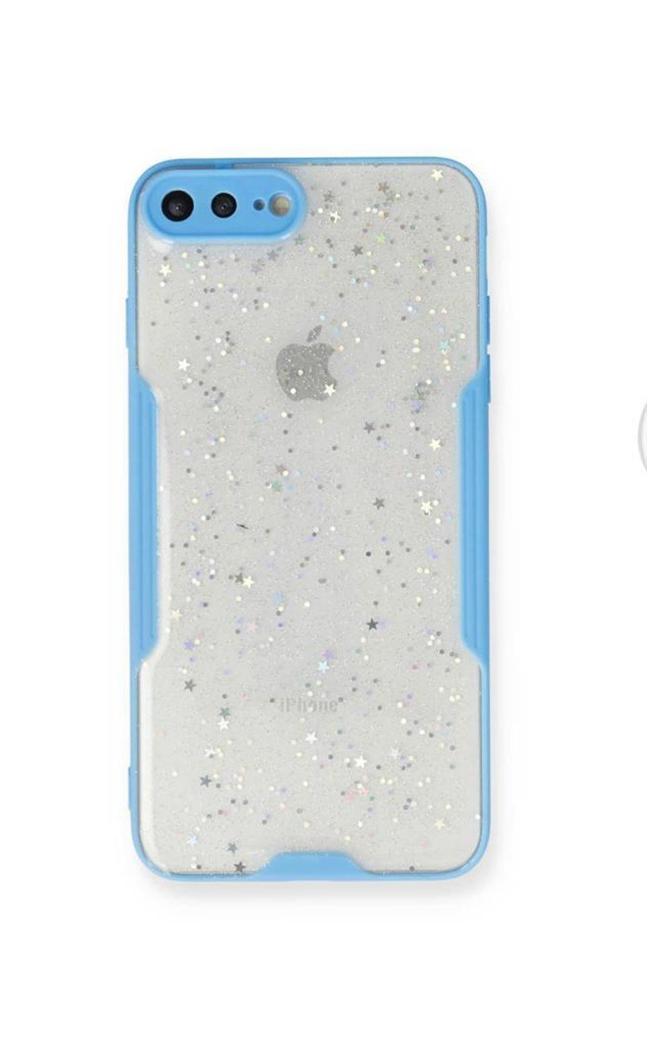 Iphone 8 Şeffaf Simli Yıldız Kılıf