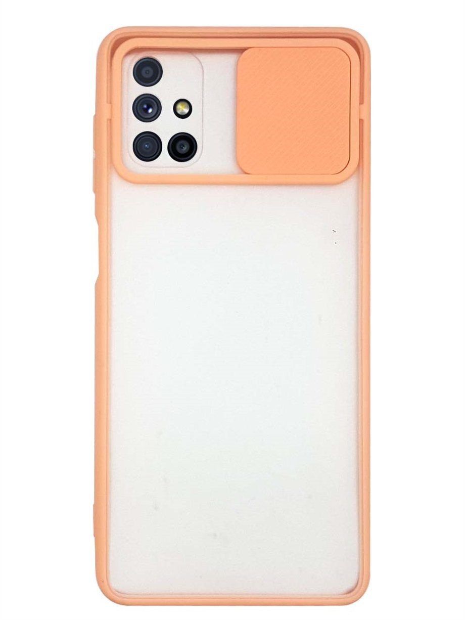 Kamera Sürgülü Kılıf M51 - Pembe