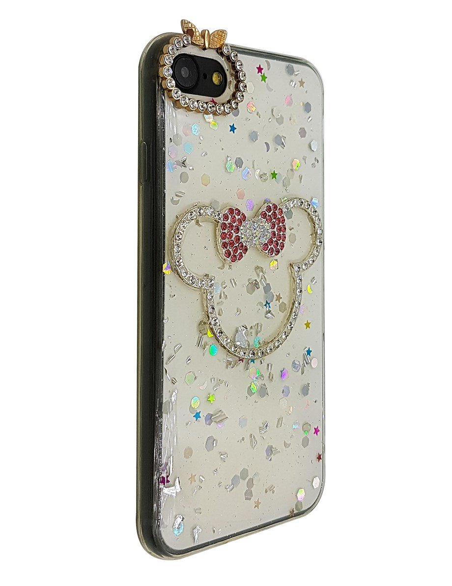 Mickey İphone 7 Taşlı Kılıf