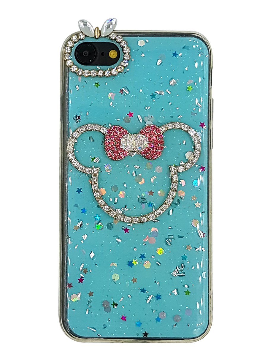 Mickey İphone 7 Taşlı Kılıf