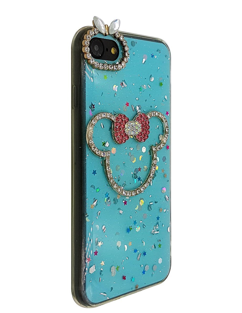 Mickey İphone 7 Taşlı Kılıf