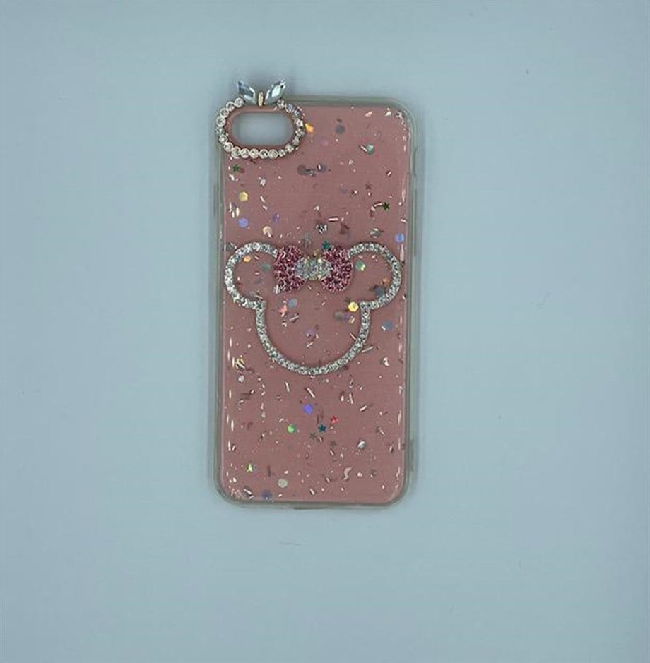 Mickey İphone 7 Taşlı Kılıf