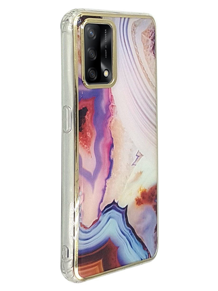 Oppo A74 Mermer Desen Kılıf