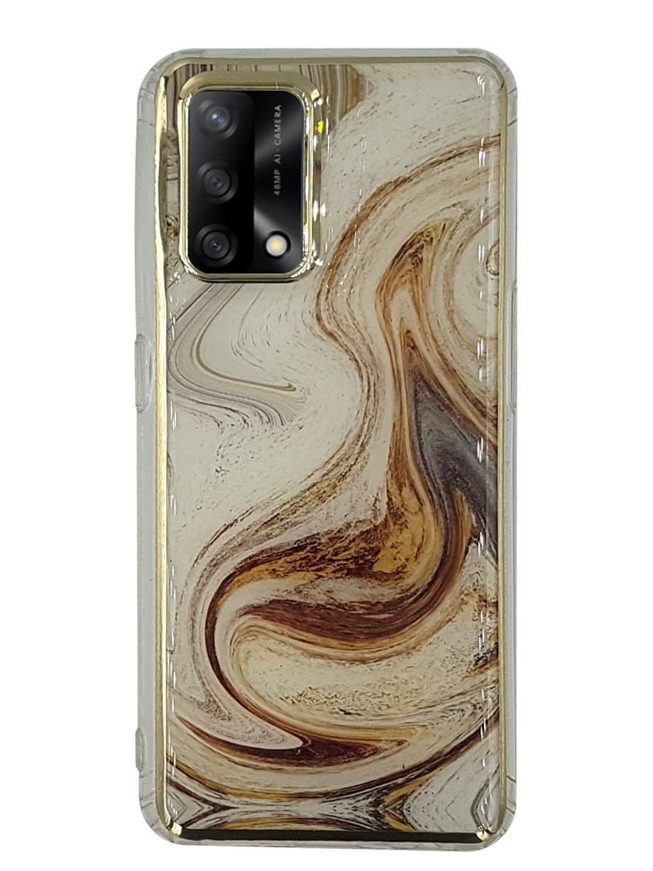 Oppo A74 Mermer Desen Kılıf
