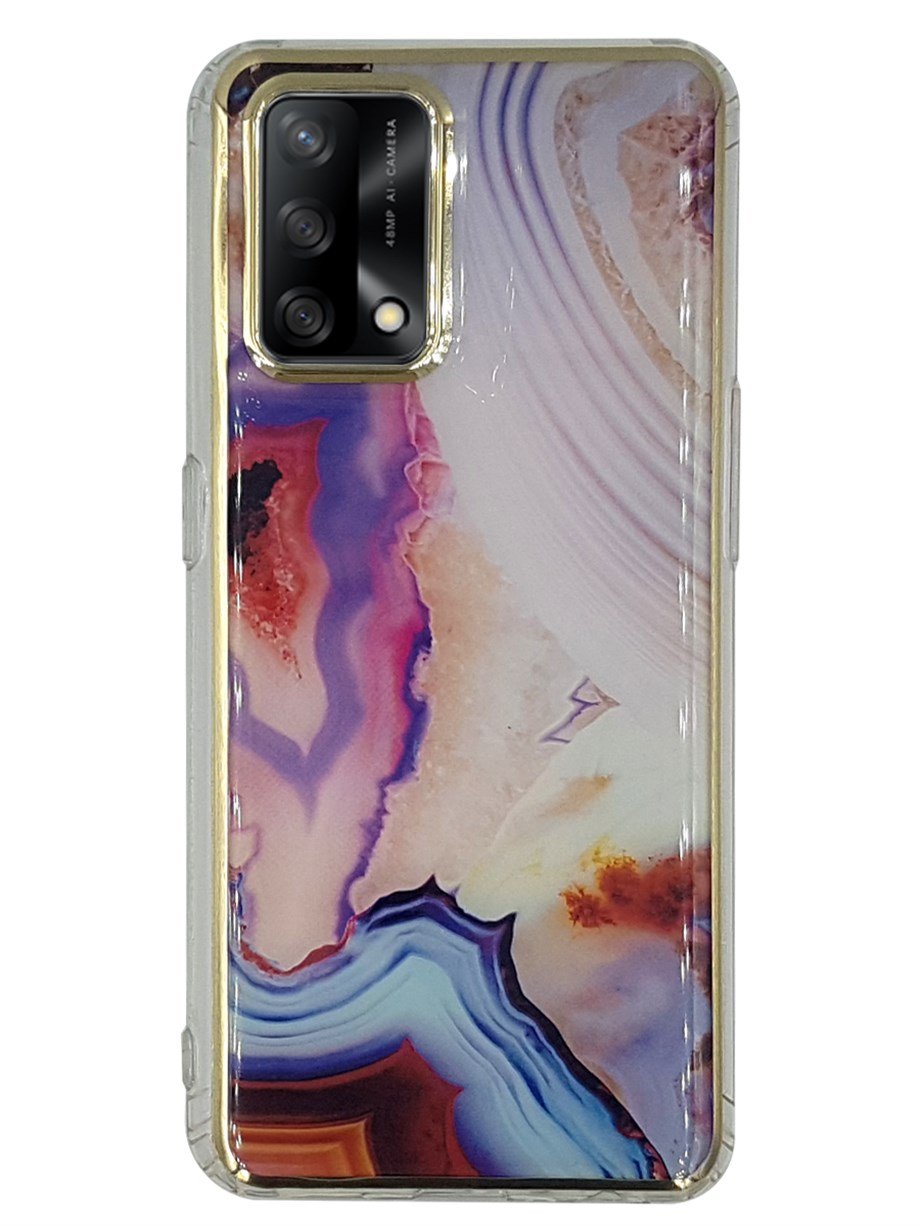 Oppo A74 Mermer Desen Kılıf