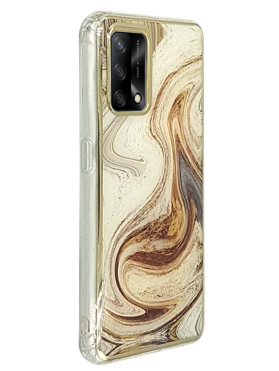 Oppo A74 Mermer Desen Kılıf