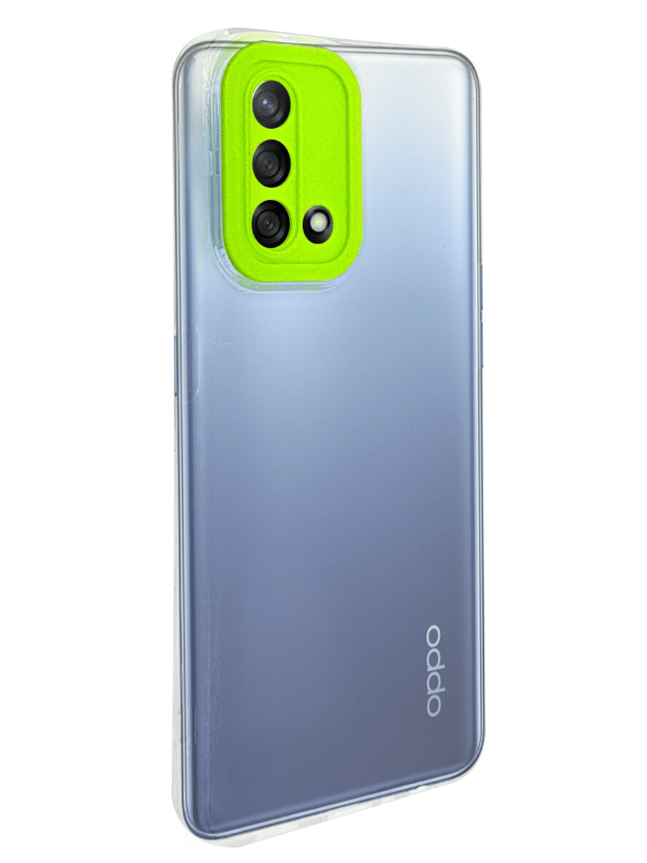 Oppo A74 Renkli Lensli Kılıf
