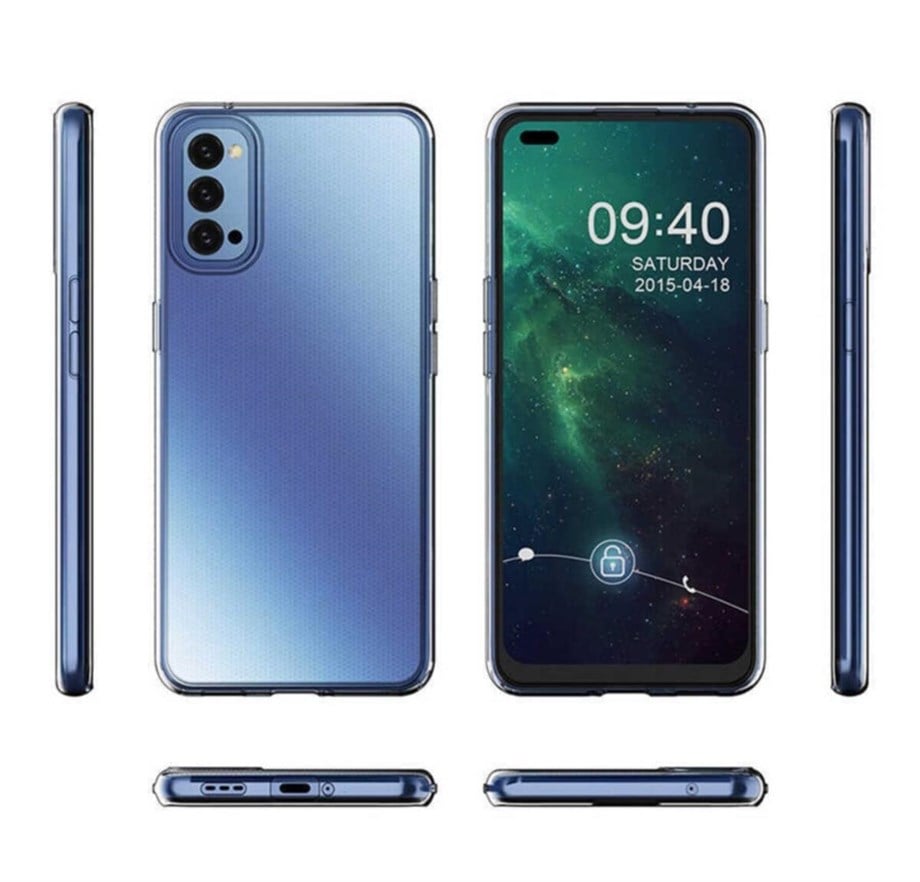 Oppo Reno 4 Şeffaf Kılıf