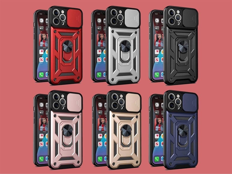 Oppo Reno 5 Lite Kamera Sürgülü Panzer Kılıf