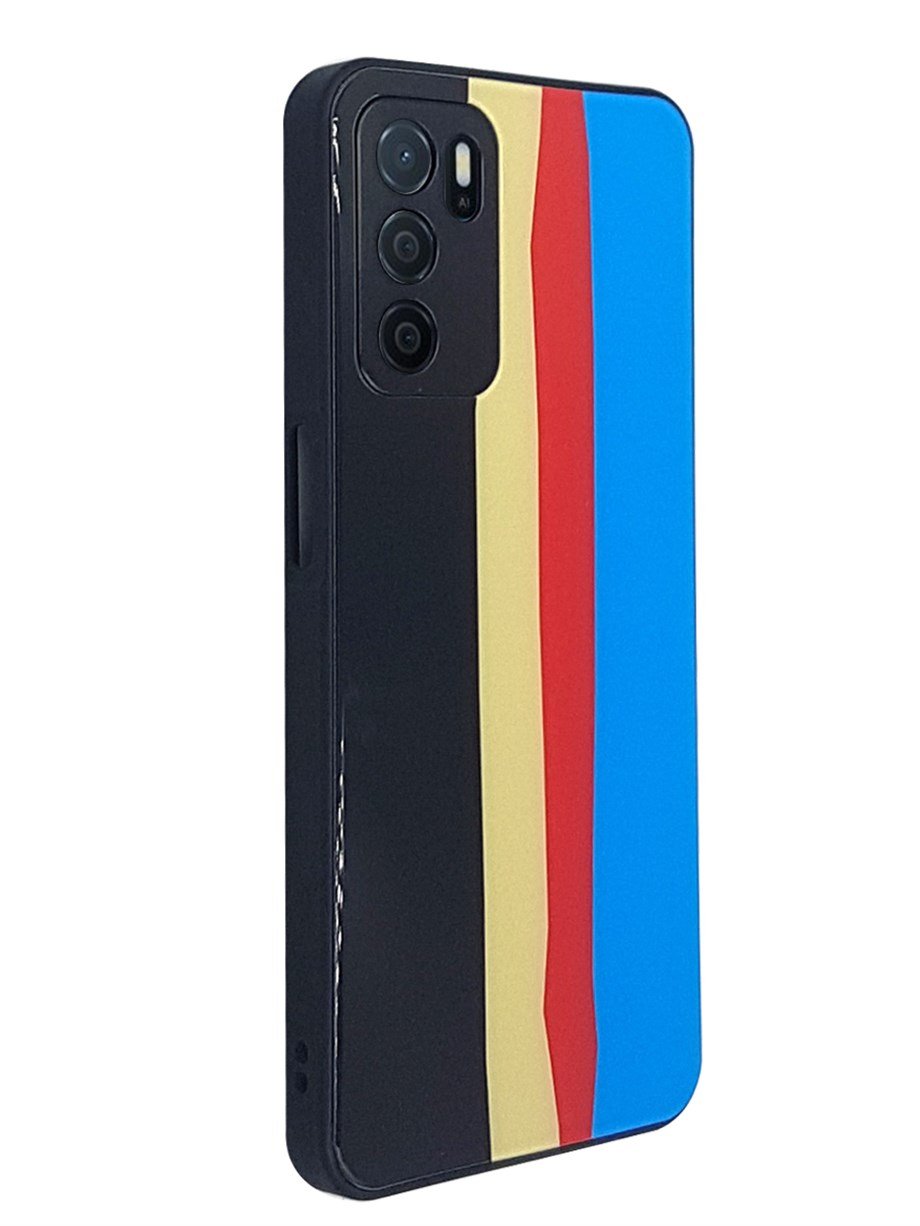 Rainbow Glass Oppo A16  Kılıf