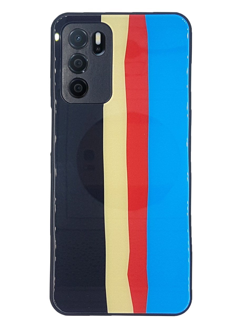 Rainbow Glass Oppo A16  Kılıf