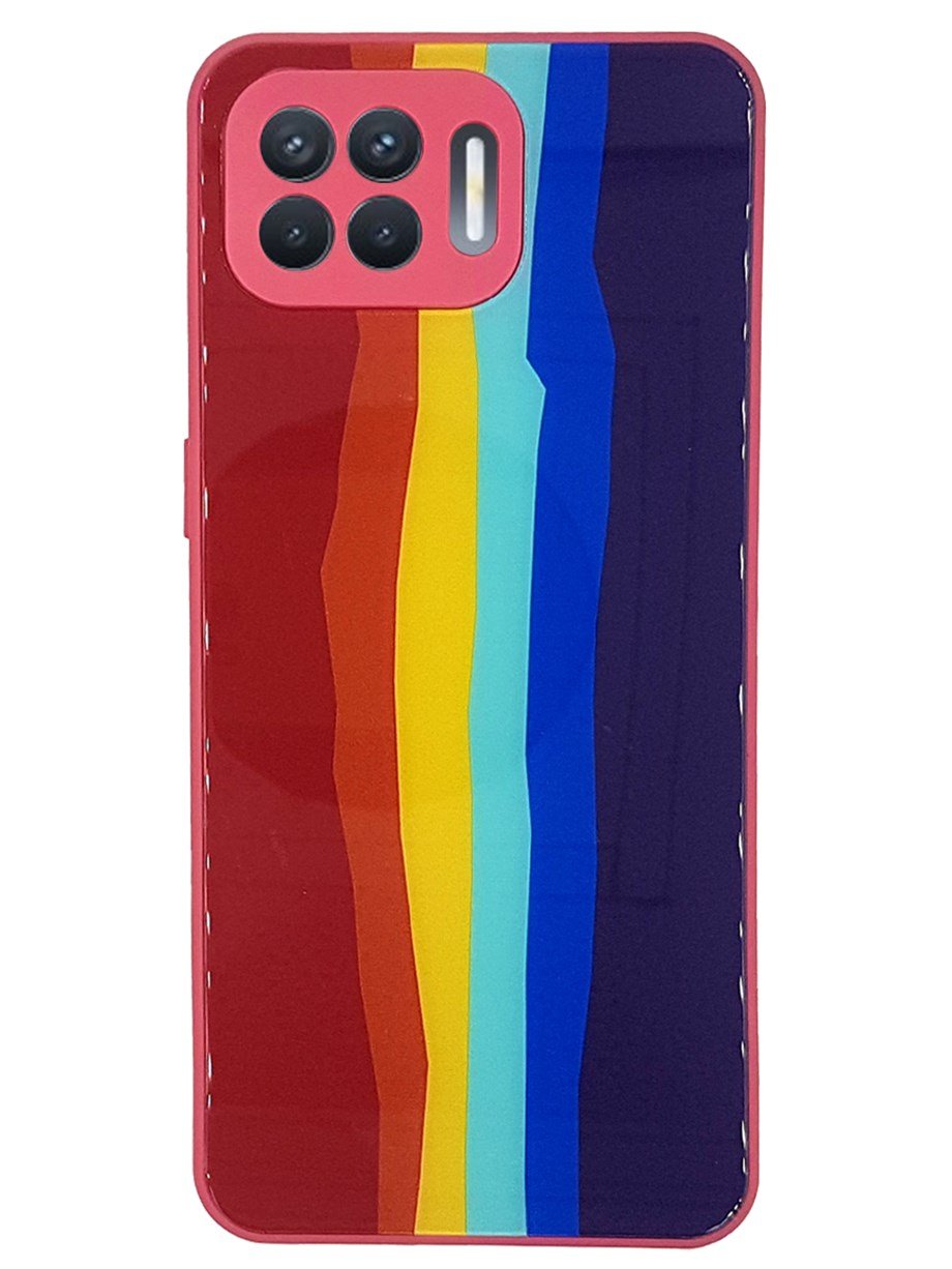 Rainbow Glass Oppo Reno 4 Lite  Kılıf