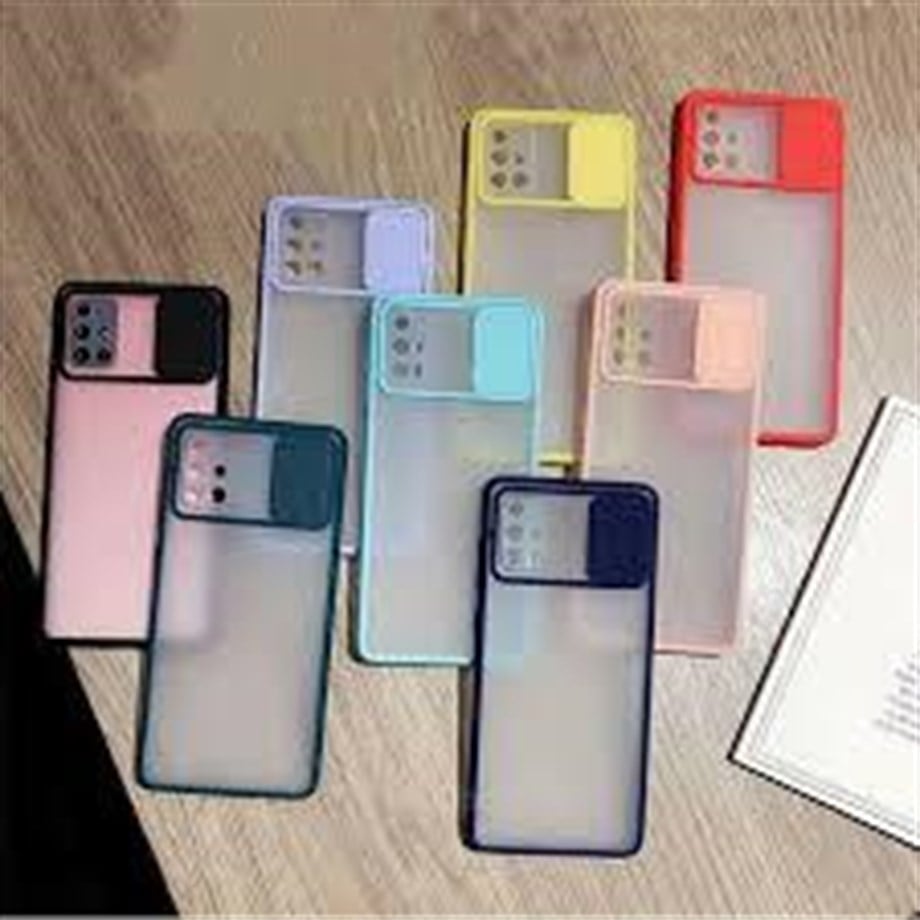 Realme C21 Kamera Sürgülü Kılıf