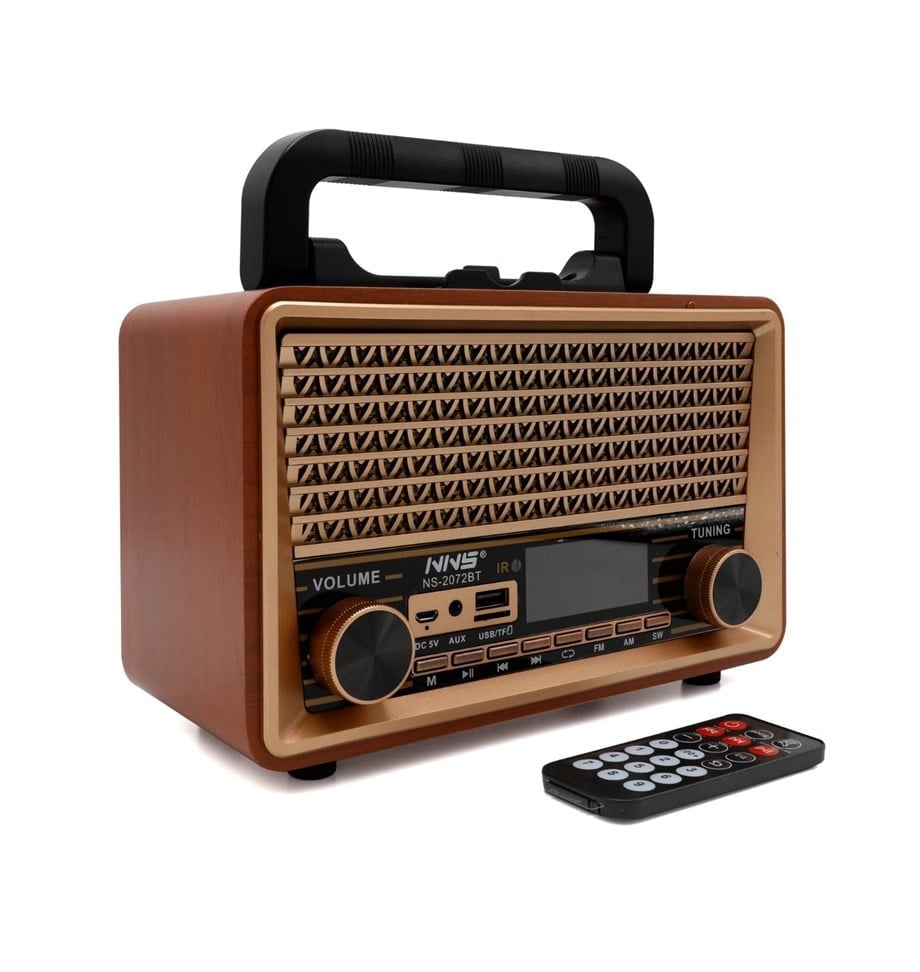 Retro Bluetooth Müzik Çalar NS-2072BT