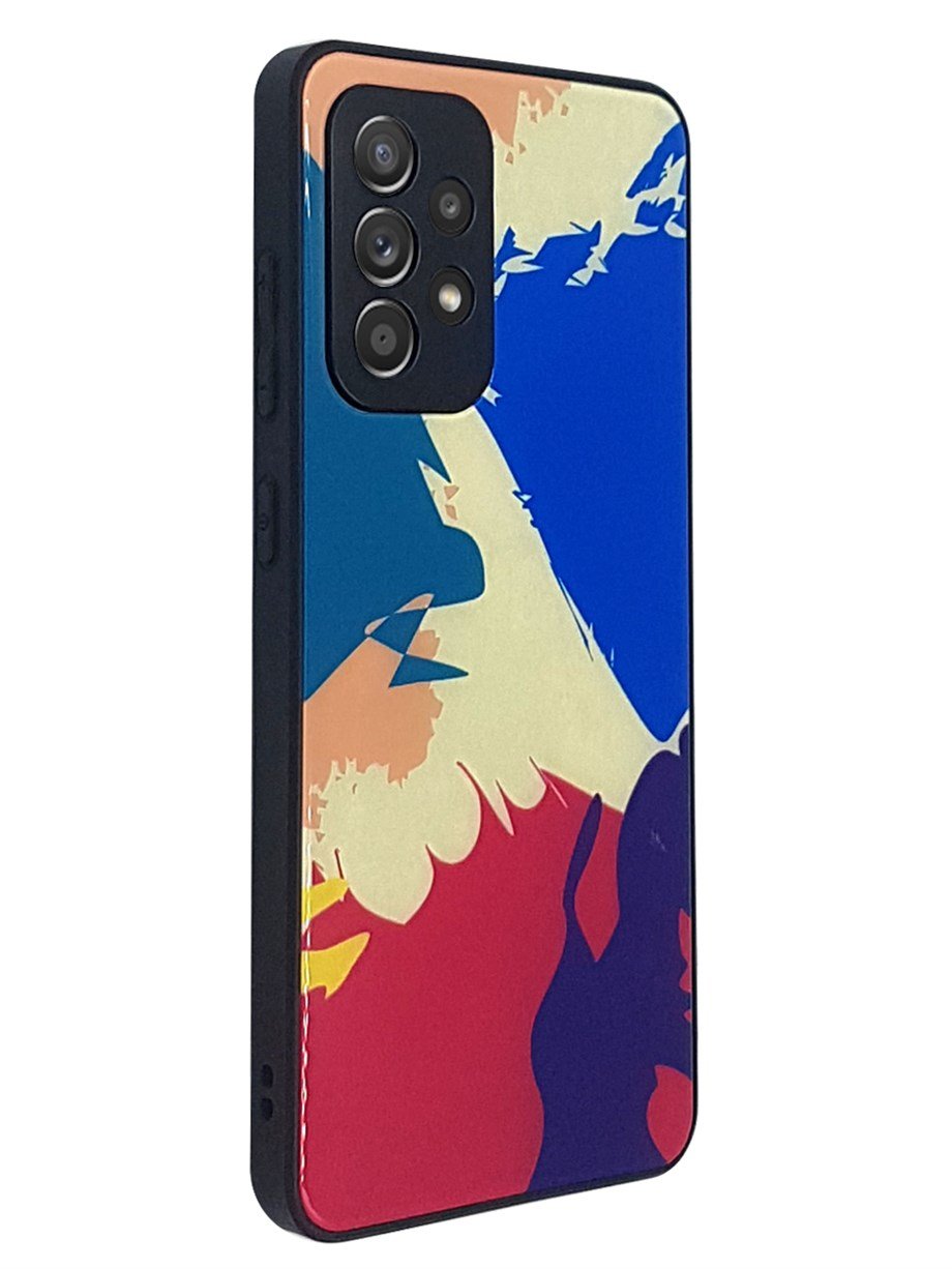 Samsung A52 Camlı Renkli Kılıf