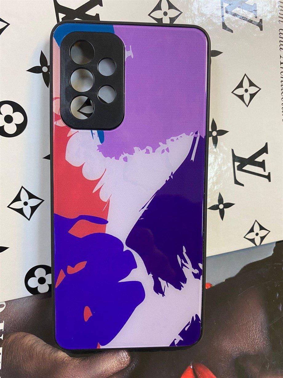 Samsung A52 Camlı Renkli Kılıf