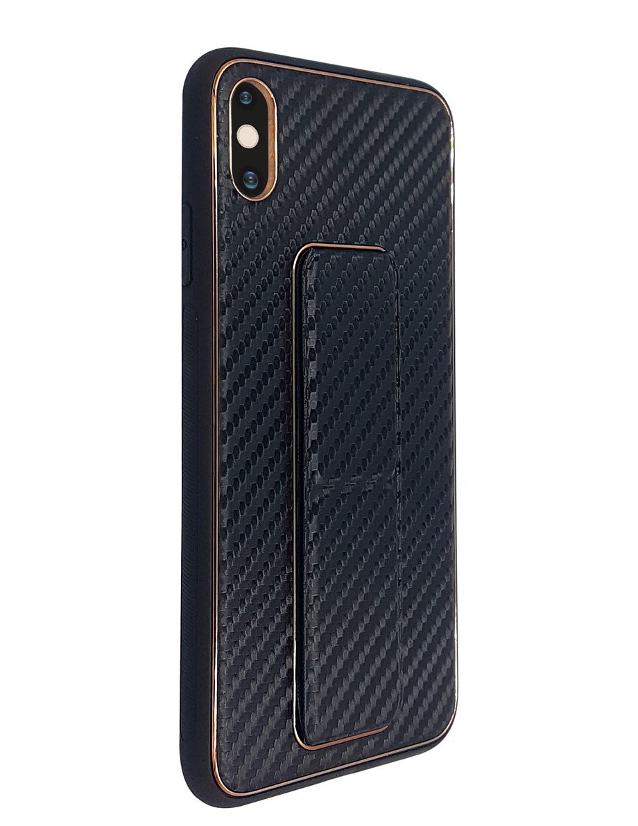 Samsung A72 Kılıf Coco Hibrit Karbon El Standlı