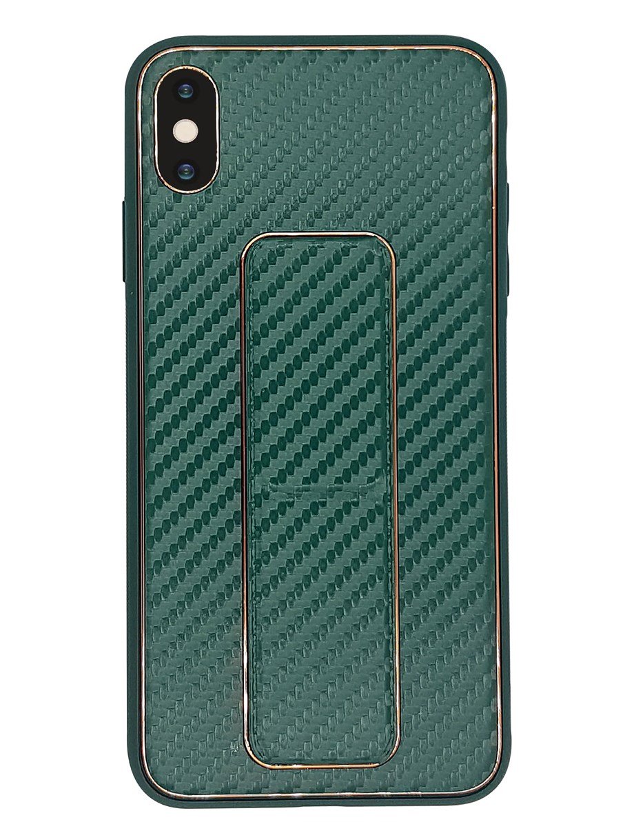 Samsung A72 Kılıf Coco Hibrit Karbon El Standlı
