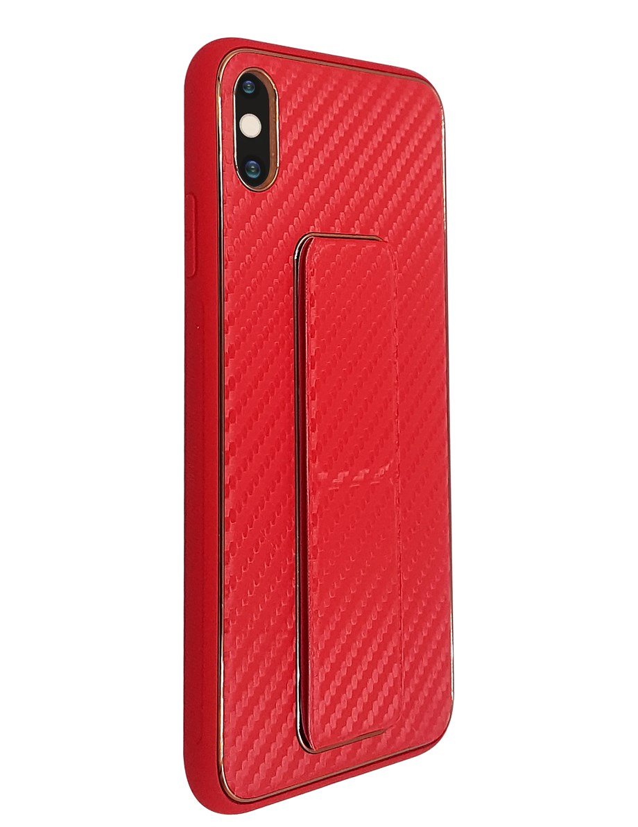 Samsung A72 Kılıf Coco Hibrit Karbon El Standlı