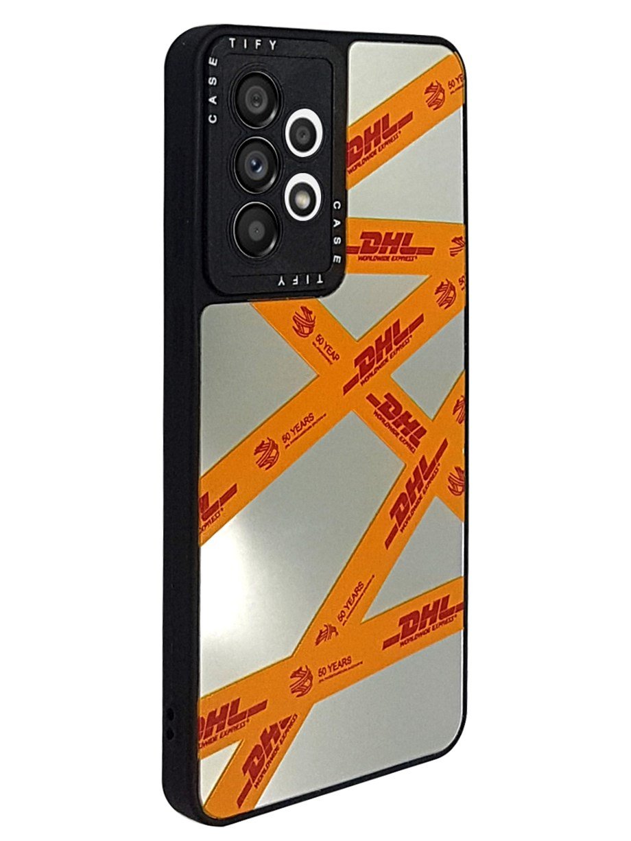 Samsung A73 Camlı Baskılı Telefon Kılıfı
