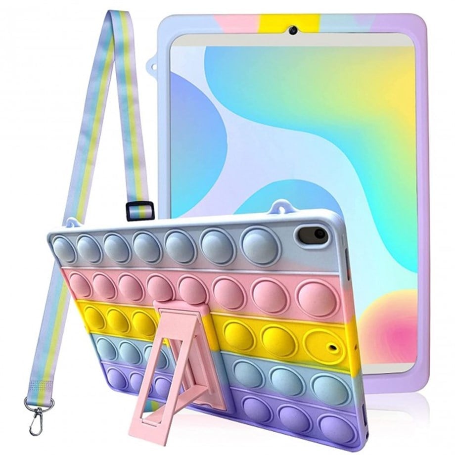 Samsung Galaxy A7 Lite T220/T225 Standlı Silikon Popit Kılıf