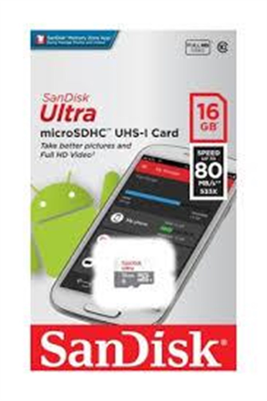 Sandisk 16gb Ultra Hafiza Kartı