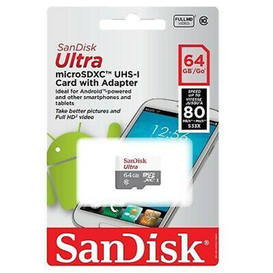 SanDisk 64 Gb Hafıza Kartı