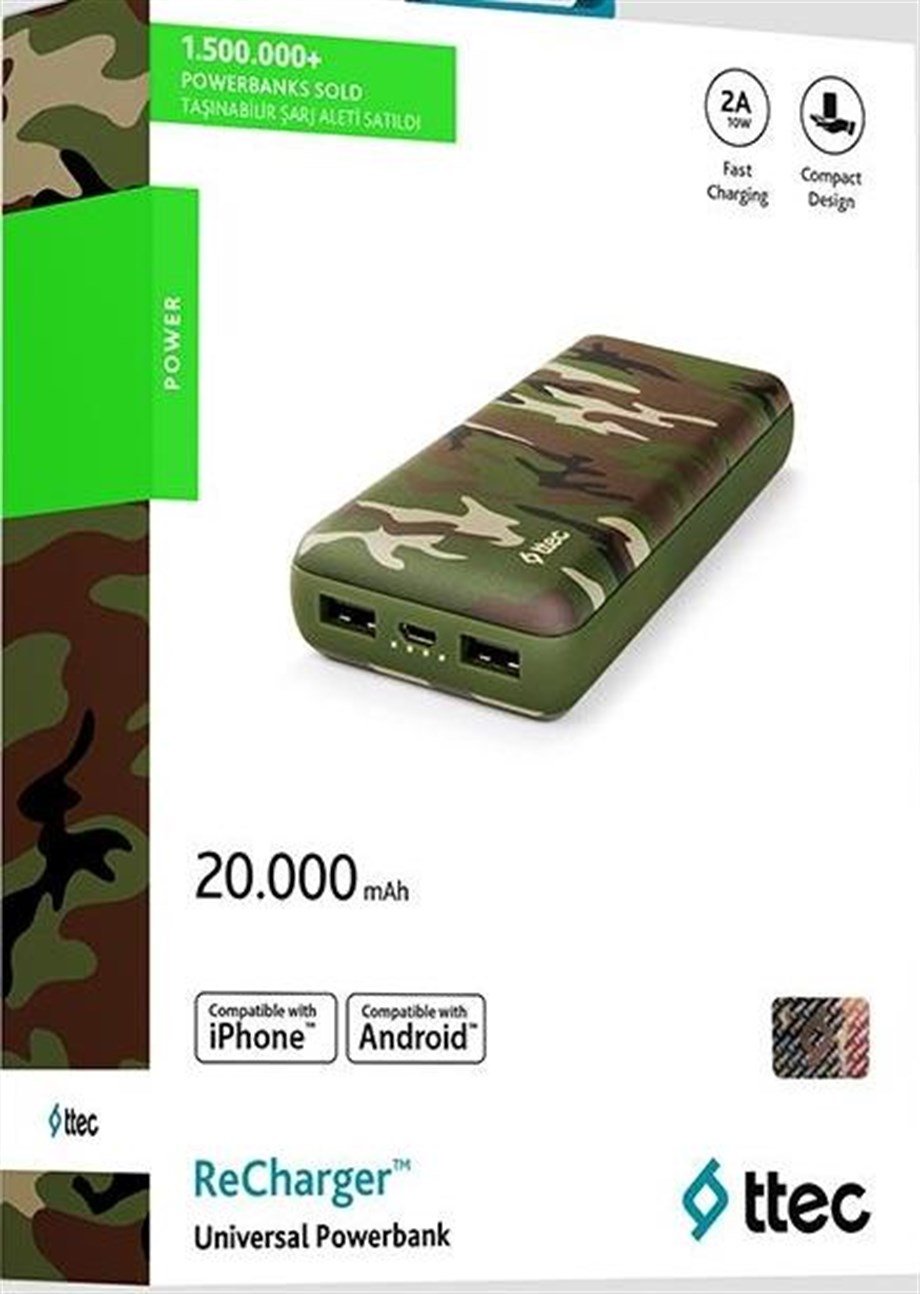 Ttec Recharger 20.000 Mah Power