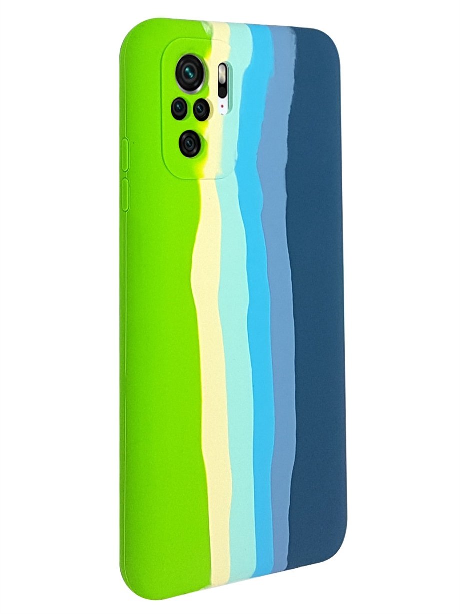 Xiaomi Redmi Note 10S RainBow Kılıf - Beyaz