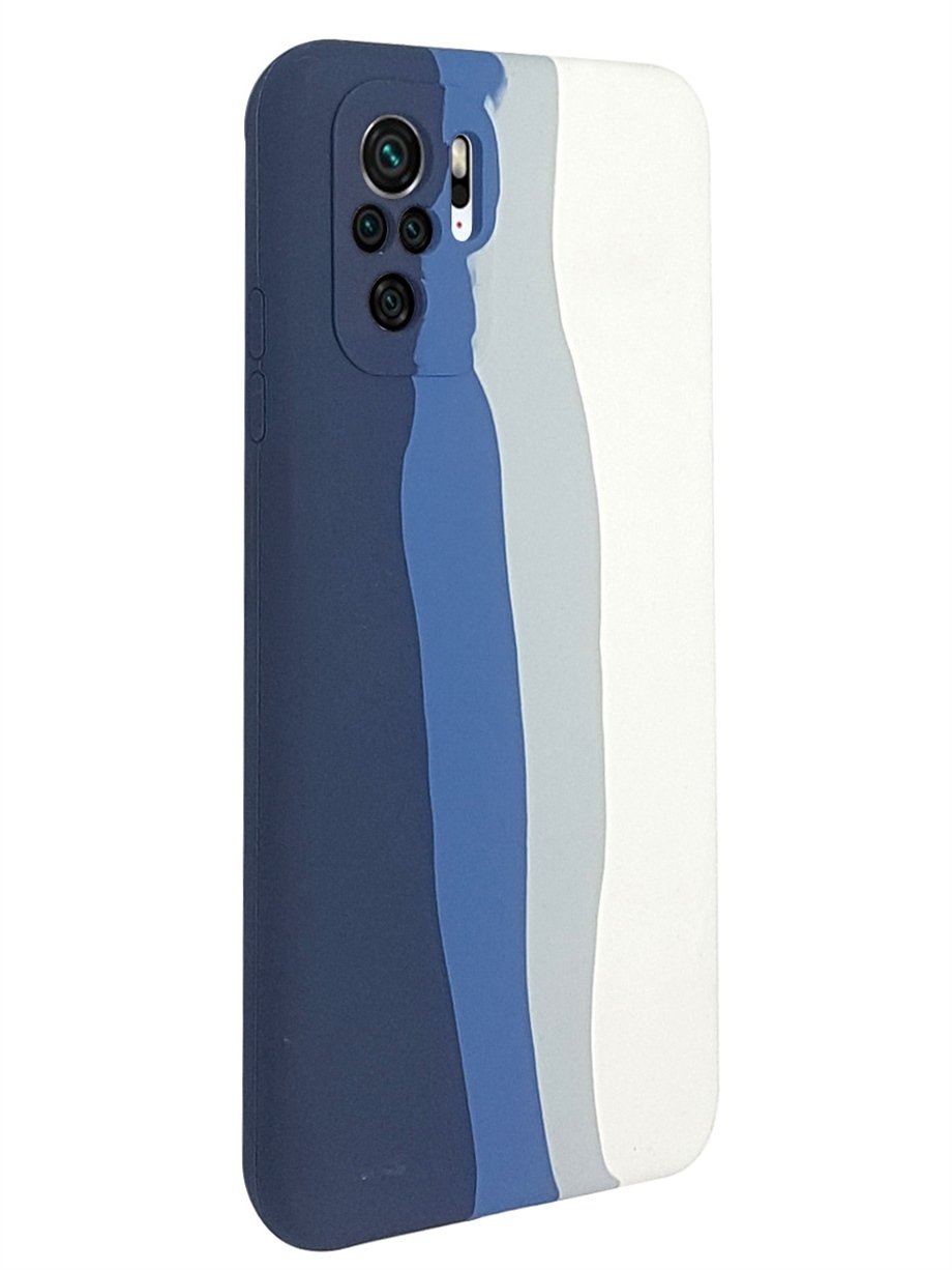 Xiaomi Redmi Note 10S RainBow Kılıf - Beyaz