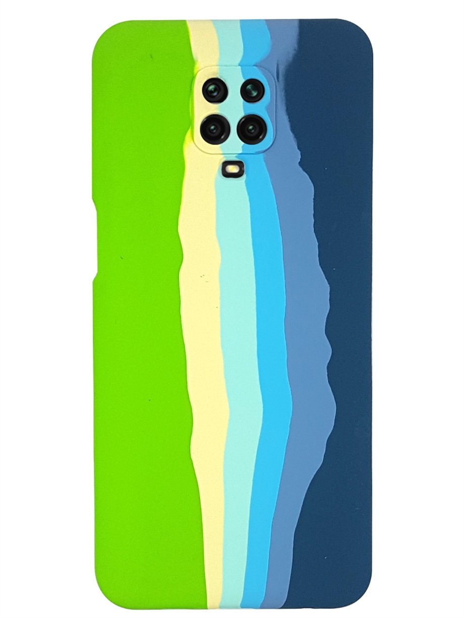 Xiaomi Redmi Note 9S RainBow Kılıf - Beyaz