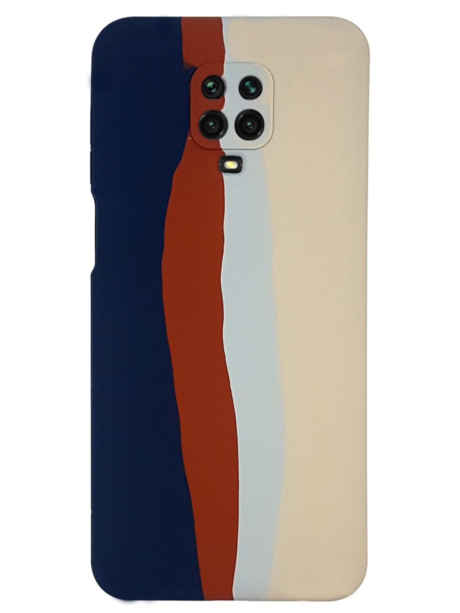 Xiaomi Redmi Note 9S RainBow Kılıf - Beyaz