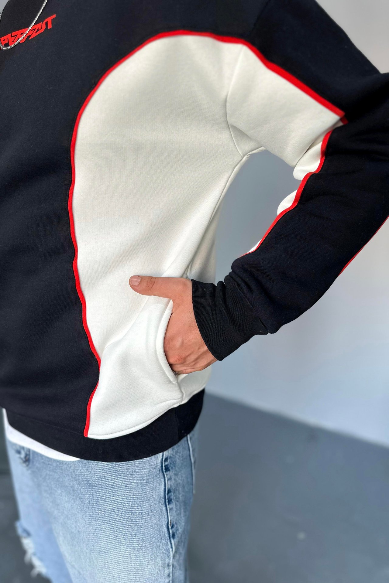 Superfast pieced sweatshirt 