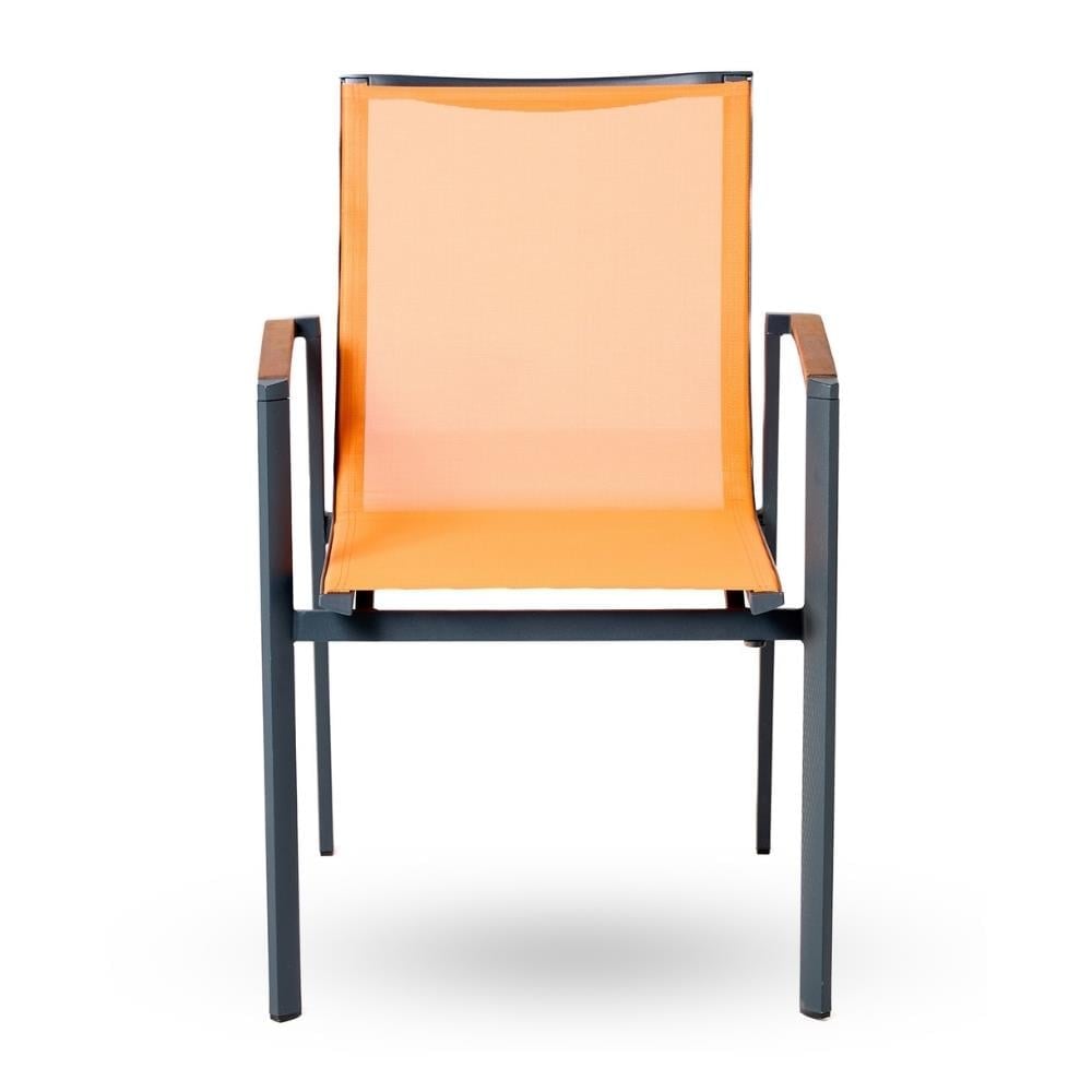 Trica Candy Antrachite Orange Kollu Sandalye