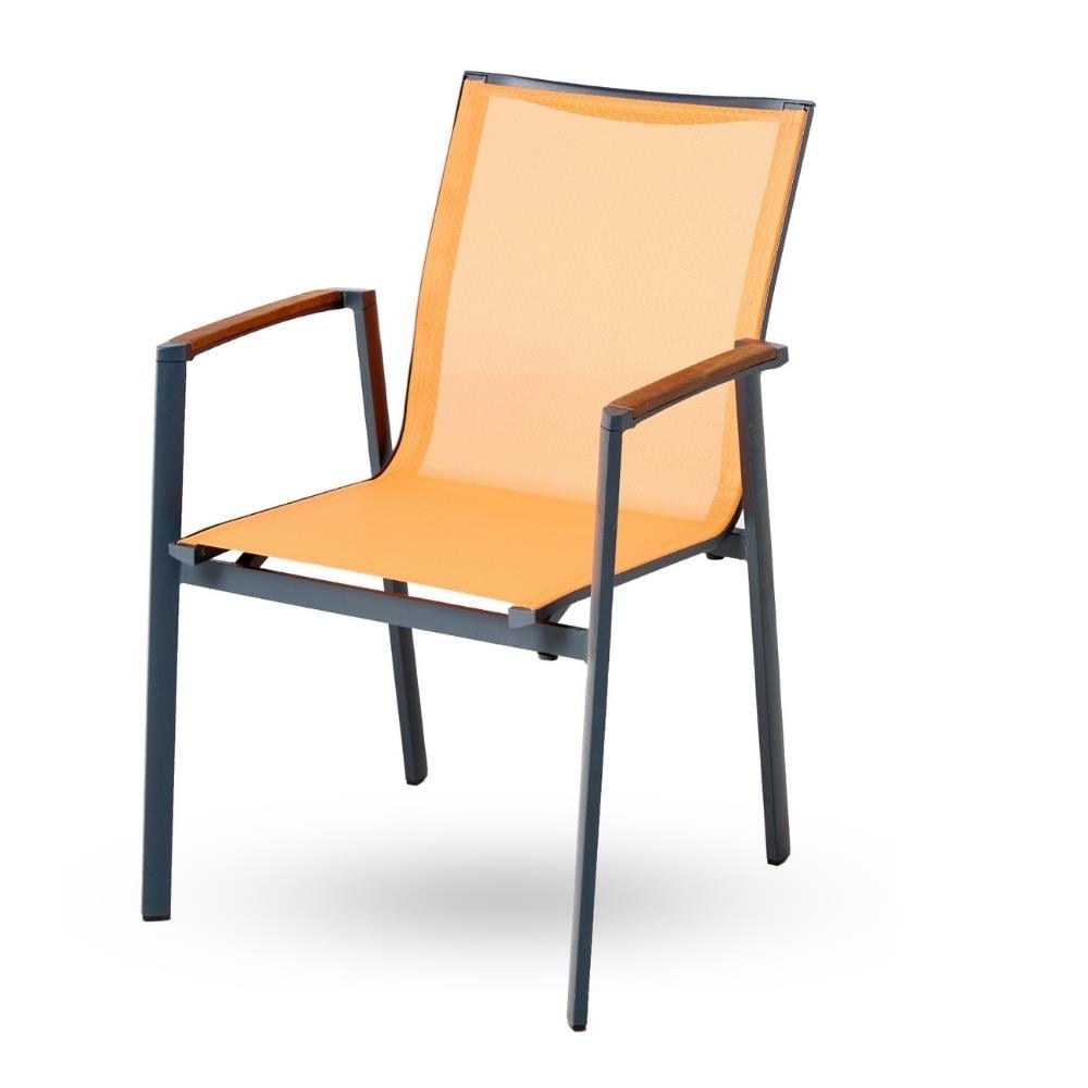 Trica Candy Antrachite Orange Kollu Sandalye