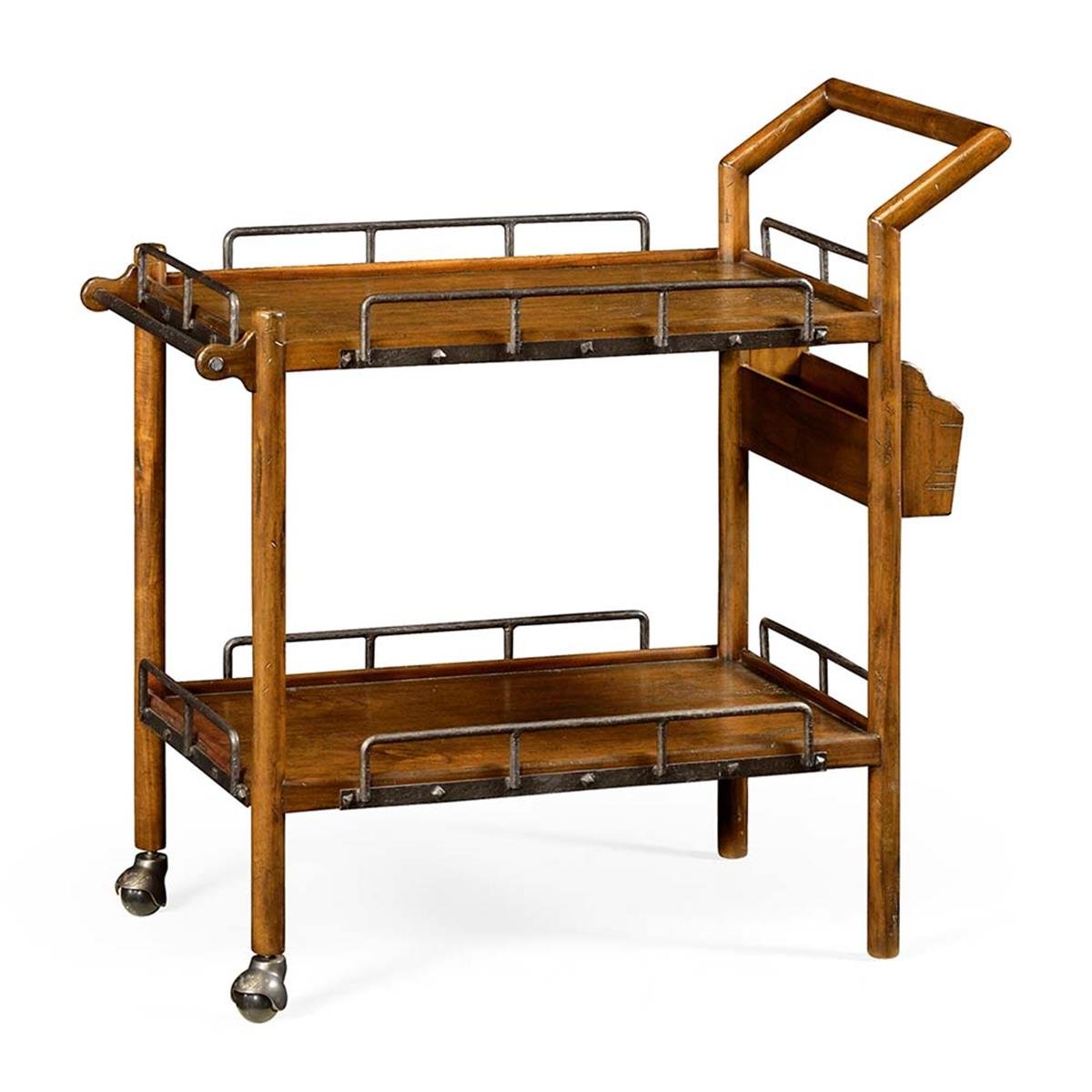 Country Collection Servis Arabası - Finish-Wal-16 (Country Farmhouse Walnut)