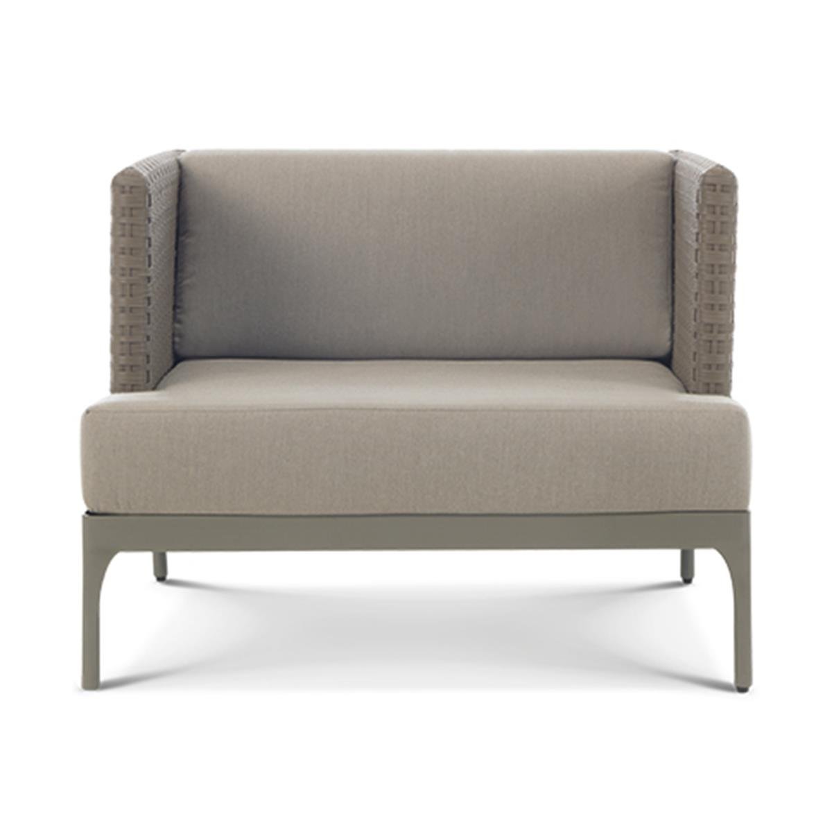 Infinity Tekli Koltuk-Warm Grey-(Sunbrella Minder Dahil)