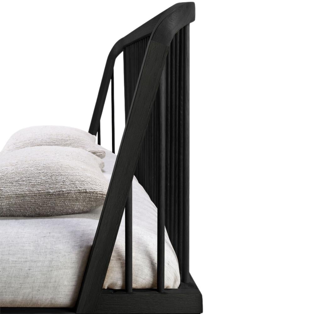 Spindle Oak Yatak-Black-(Minder Kısmı 160*200)-(Yatak Latası Hariç)