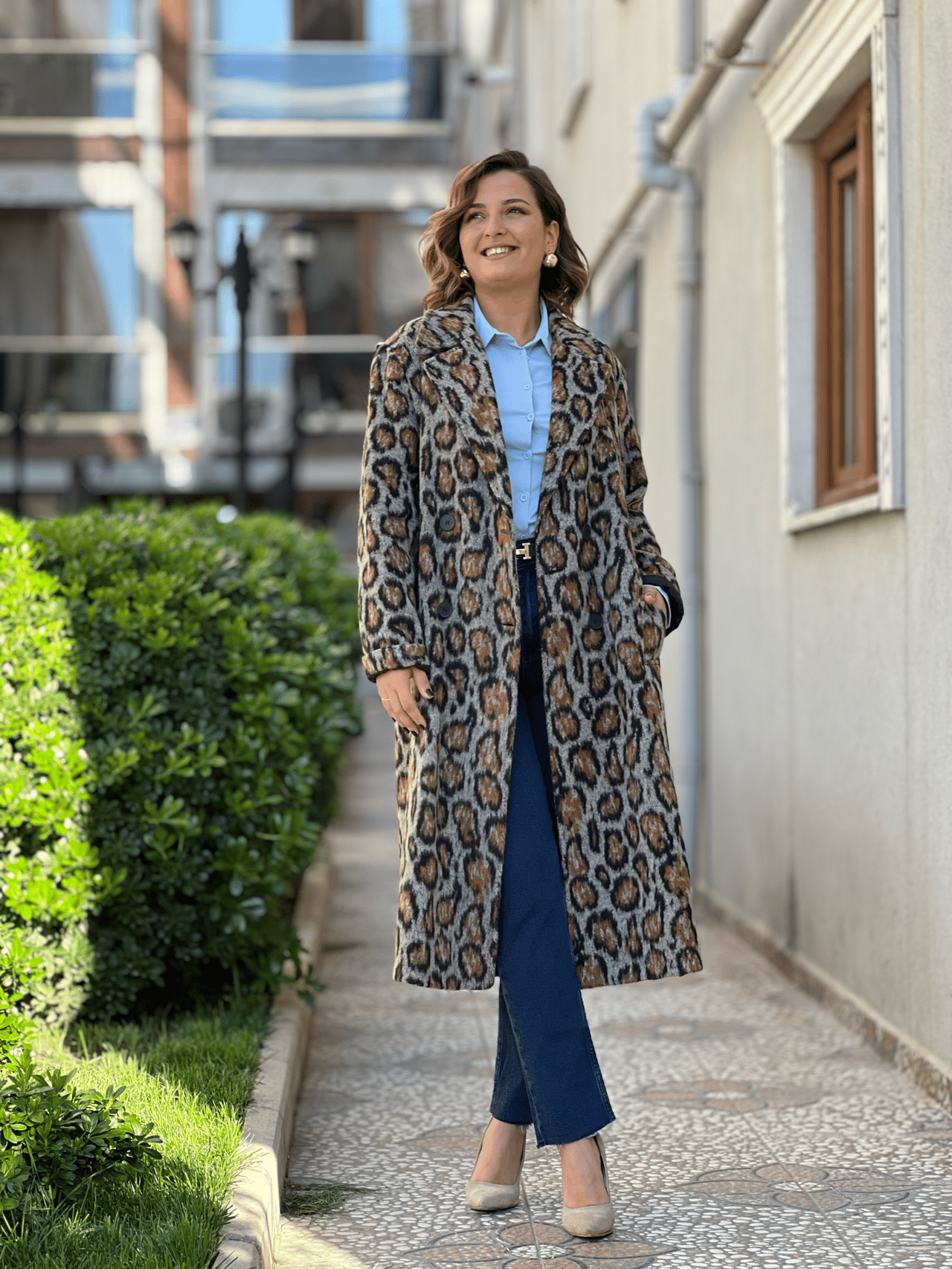 Leopar Kaşe Kaban