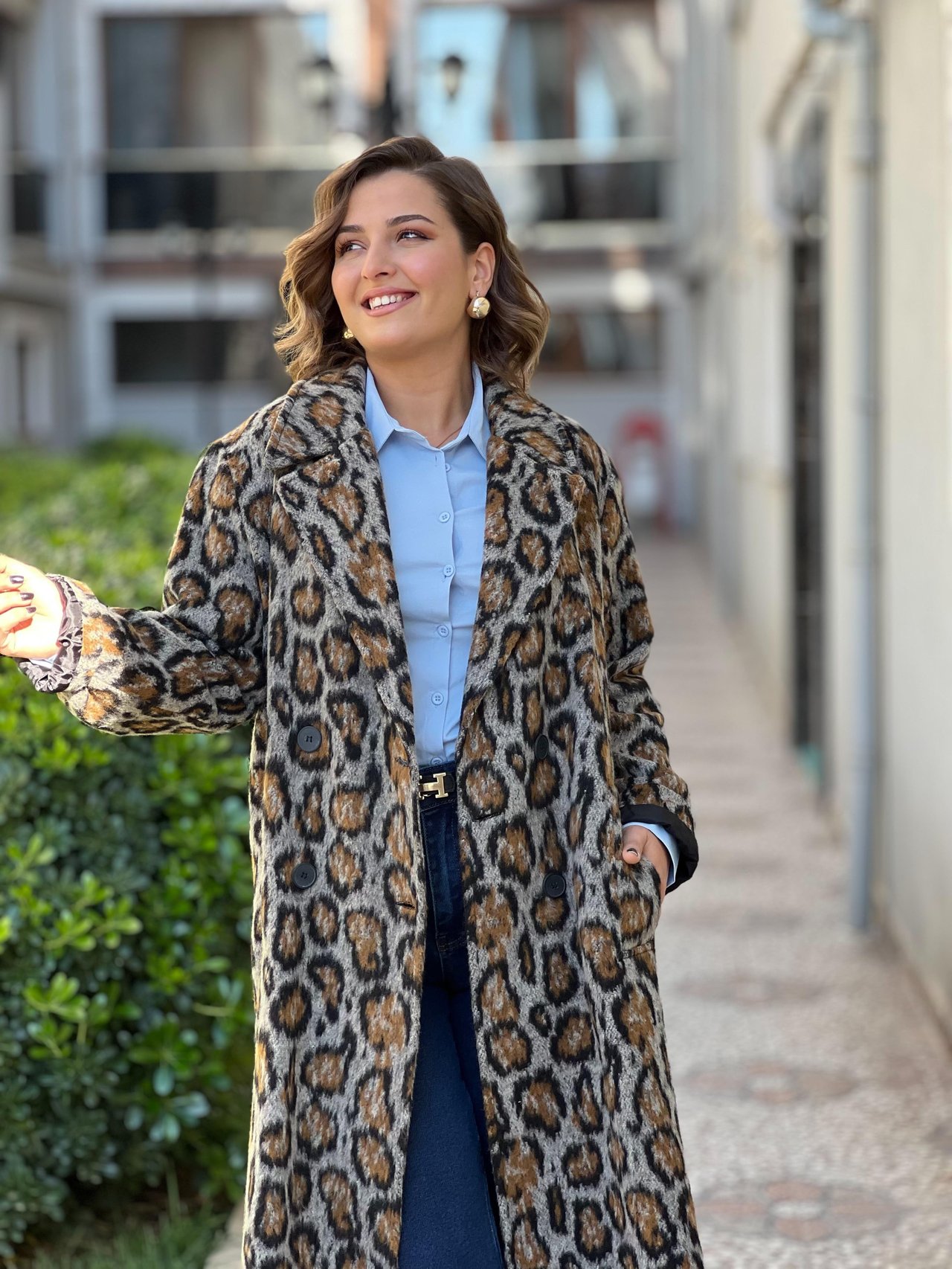 Leopar Kaşe Kaban