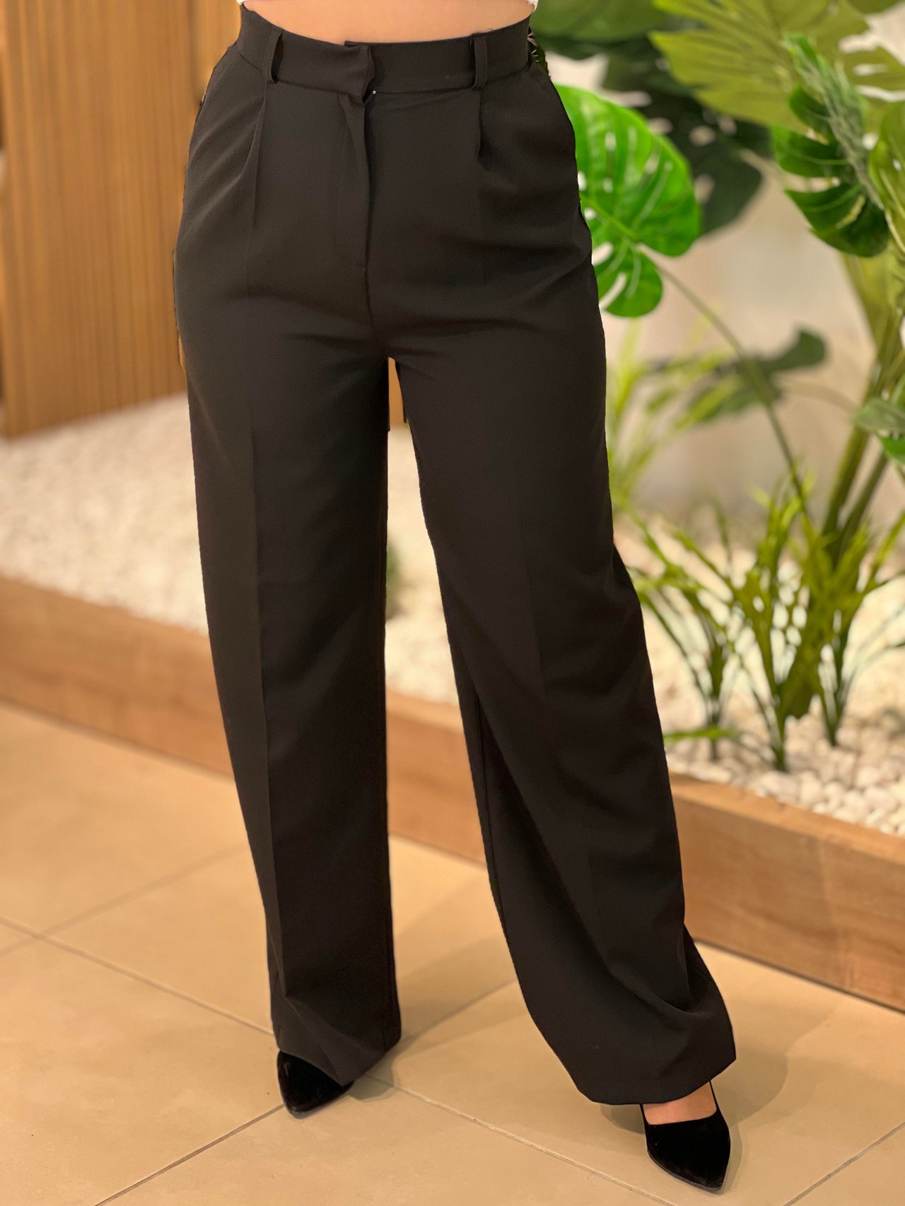 Orj Marka Siyah Palazzo Pantalon