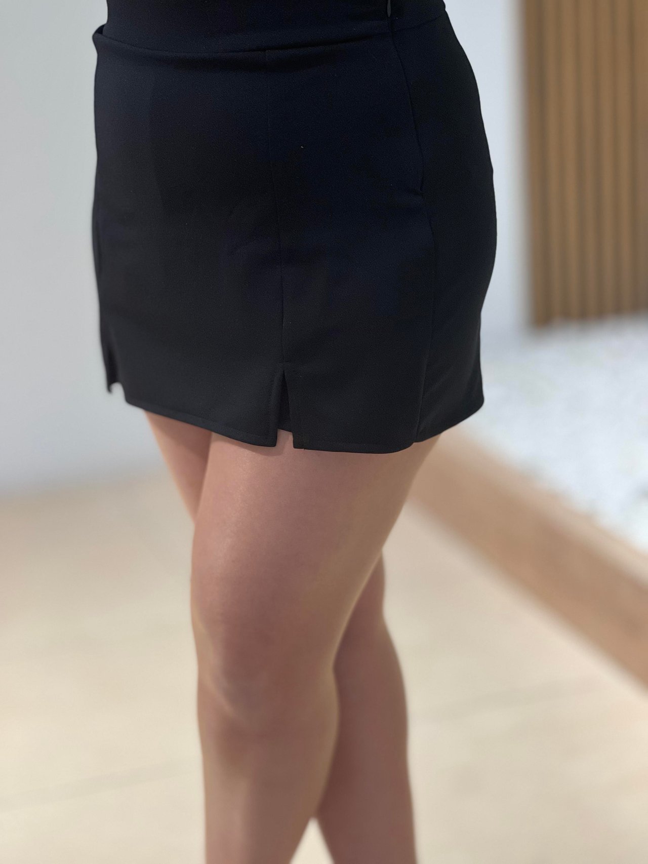 Siyah Şort Etek 