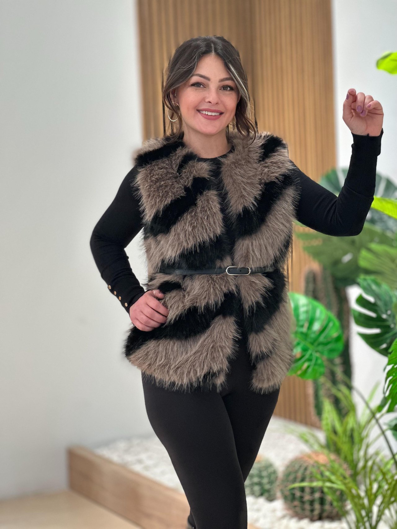 Tasarım Kürk Yelek