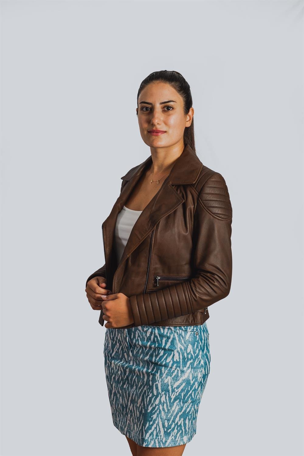 Norton Bayan Deri Ceket