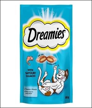 Dreamies Somonlu Kedi Ödülü 60 G